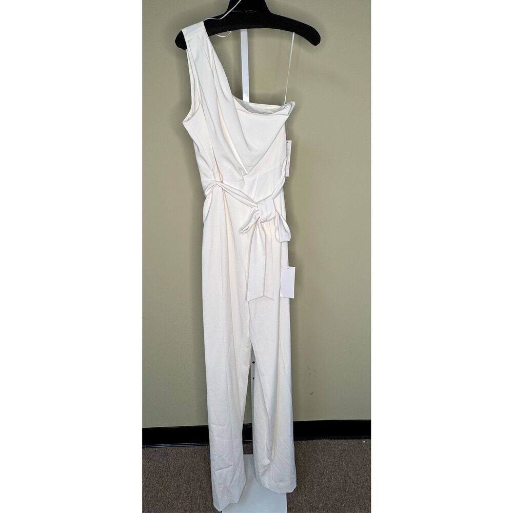 Jay Godfrey NWT Nadine Jumpsuit in White Size 10 - Picture 3 of 6